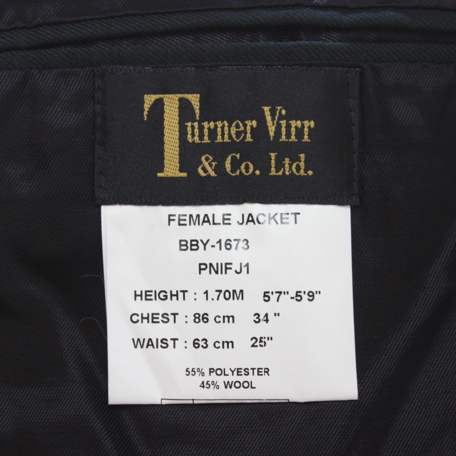 Genuine Surplus RUC Irish Police Womens Dress Jacket Green Formal Fitted (3722)