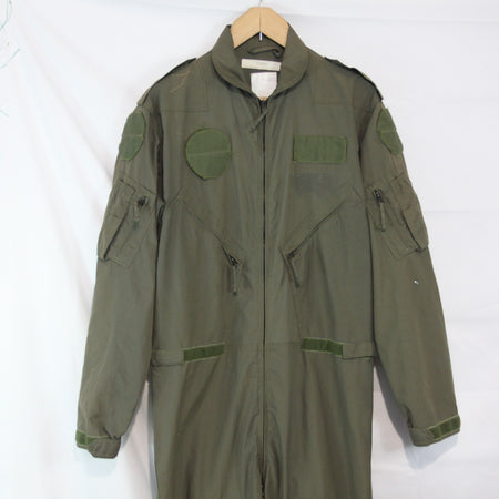 Dutch Military Airforce Flight Suit Olive Coverall Genuine Surplus 42" (3998)