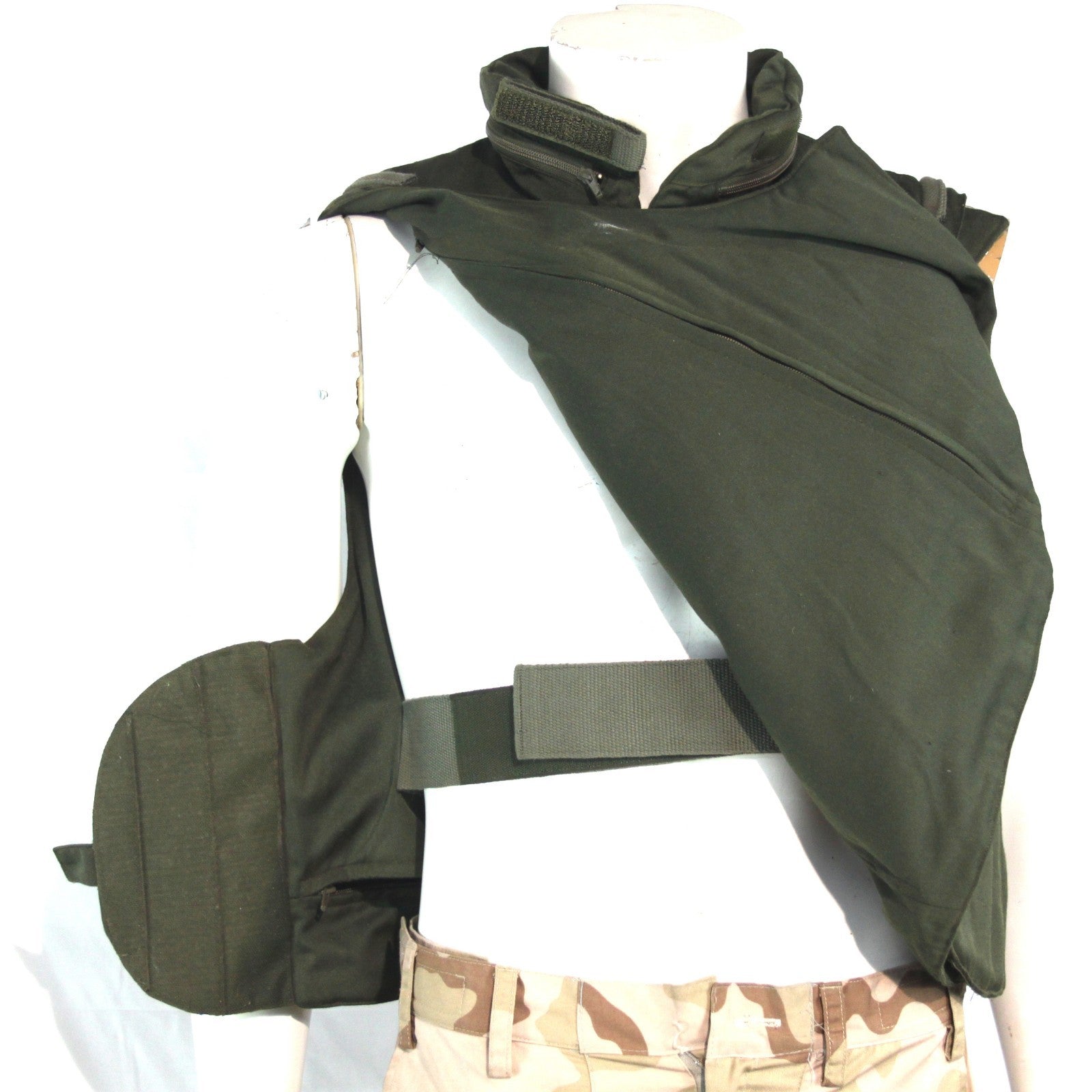 French Army Body Armour Cover Genuine Surplus Olive Small 3973