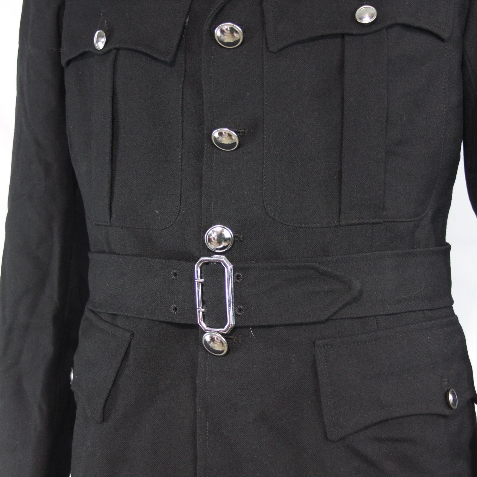 Genuine Surplus RUC Irish British Police Dress Jacket Black Formal Fitted (3554)