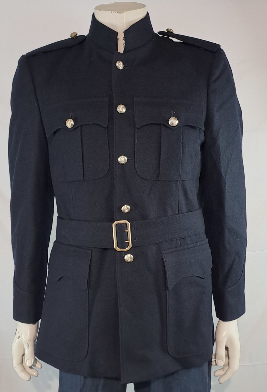 Genuine Surplus British Army Vintage Navy Dress Jacket 40" (2608)