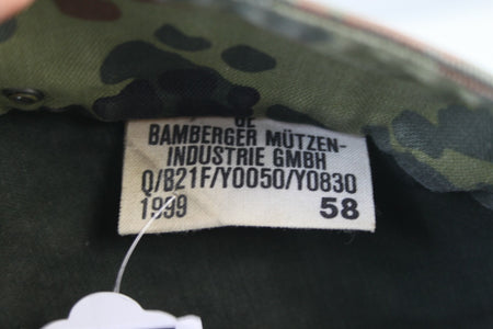 Genuine Surplus German Flektarn Camo Field Cap Fatigue Hat Flecktarn Camouflage