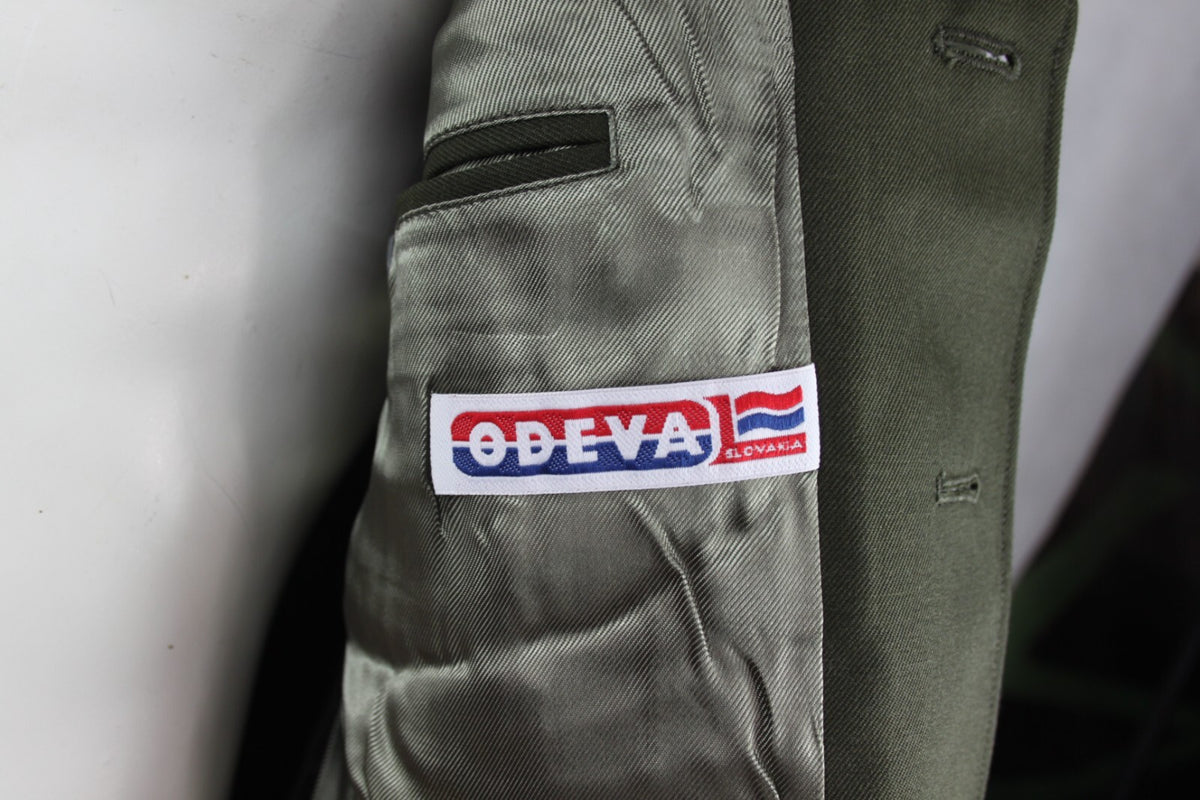 Genuine Slovakian Army Uniform Jacket Mens Dress Jacket Green All Sizes badged
