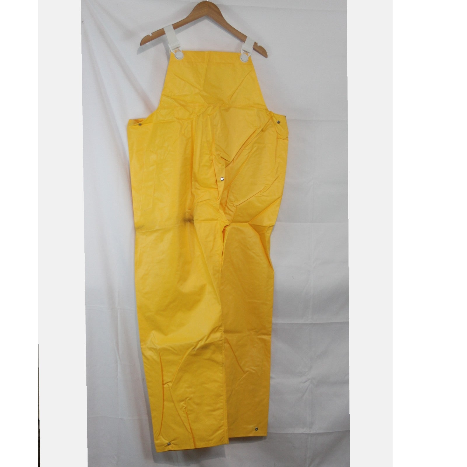 Waterproof Bib & Brace Waterproof Over Trousers Overalls Yellow M & XL (4178)