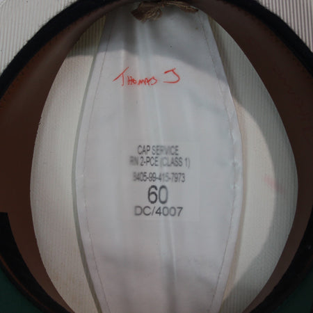 British Royal Navy Officers Mens Dress Hat Genuine Surplus Peak Cap G1 (4446)