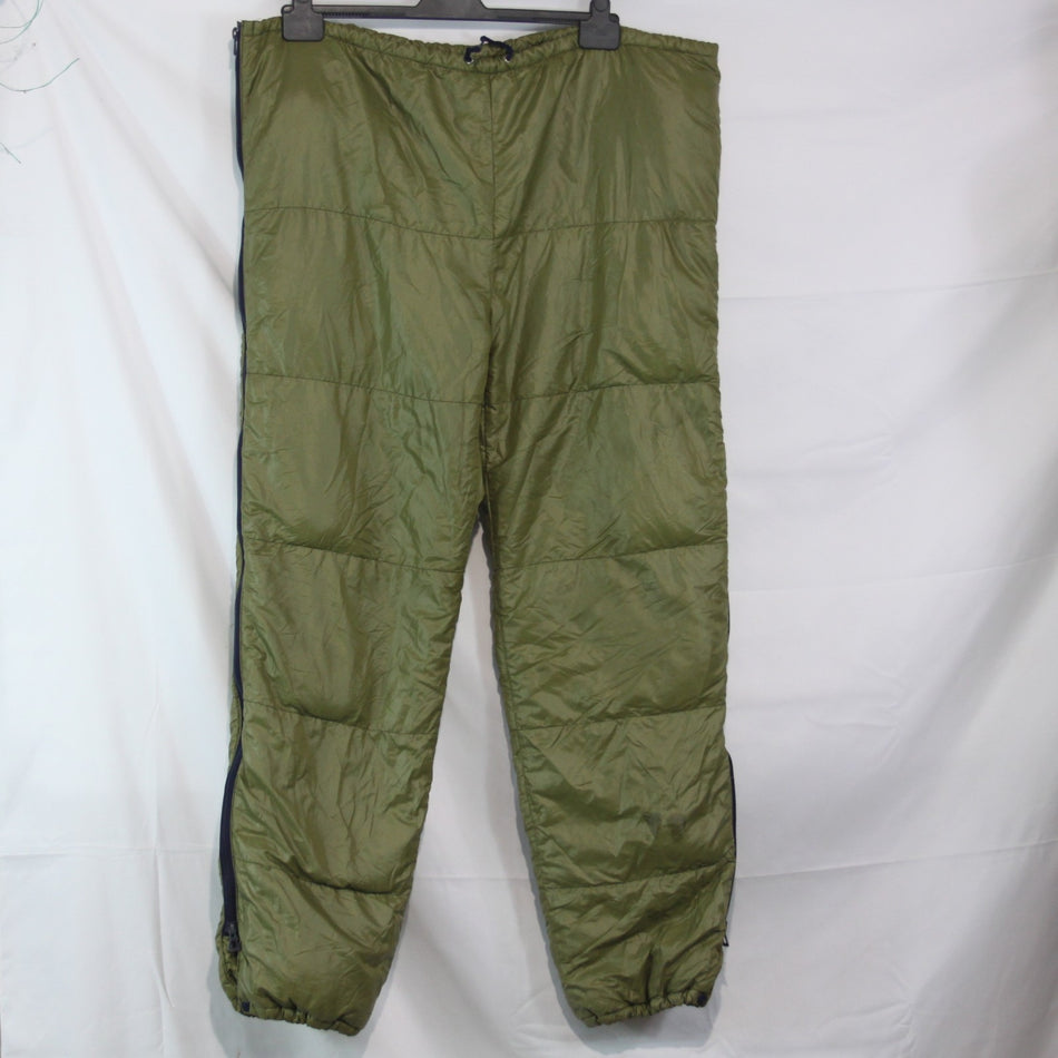 Down FIlled Thermal Trousers Padded Winter French Army NO ELASTIC 42-44"  (3899