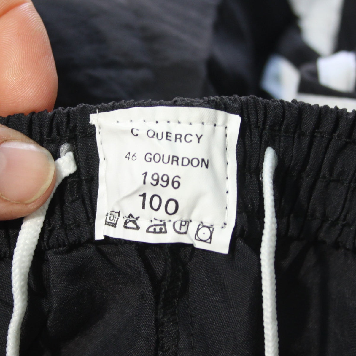 Genuine Surplus French Forces Tri-Service PT Shorts Black Striped  (4376)