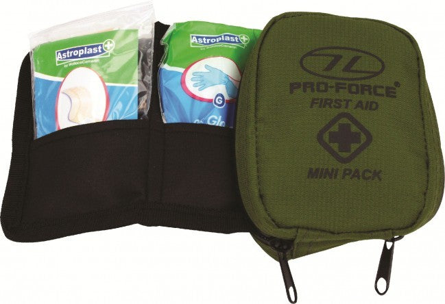 Highlander Mini First Aid Kit Military Green