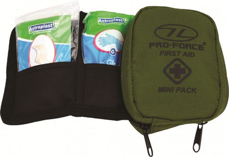 Highlander Mini First Aid Kit Military Green