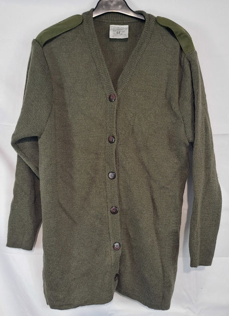 Genuine Surplus British Army & R Marines Cardigan Womens Olive Green 35" (1606)