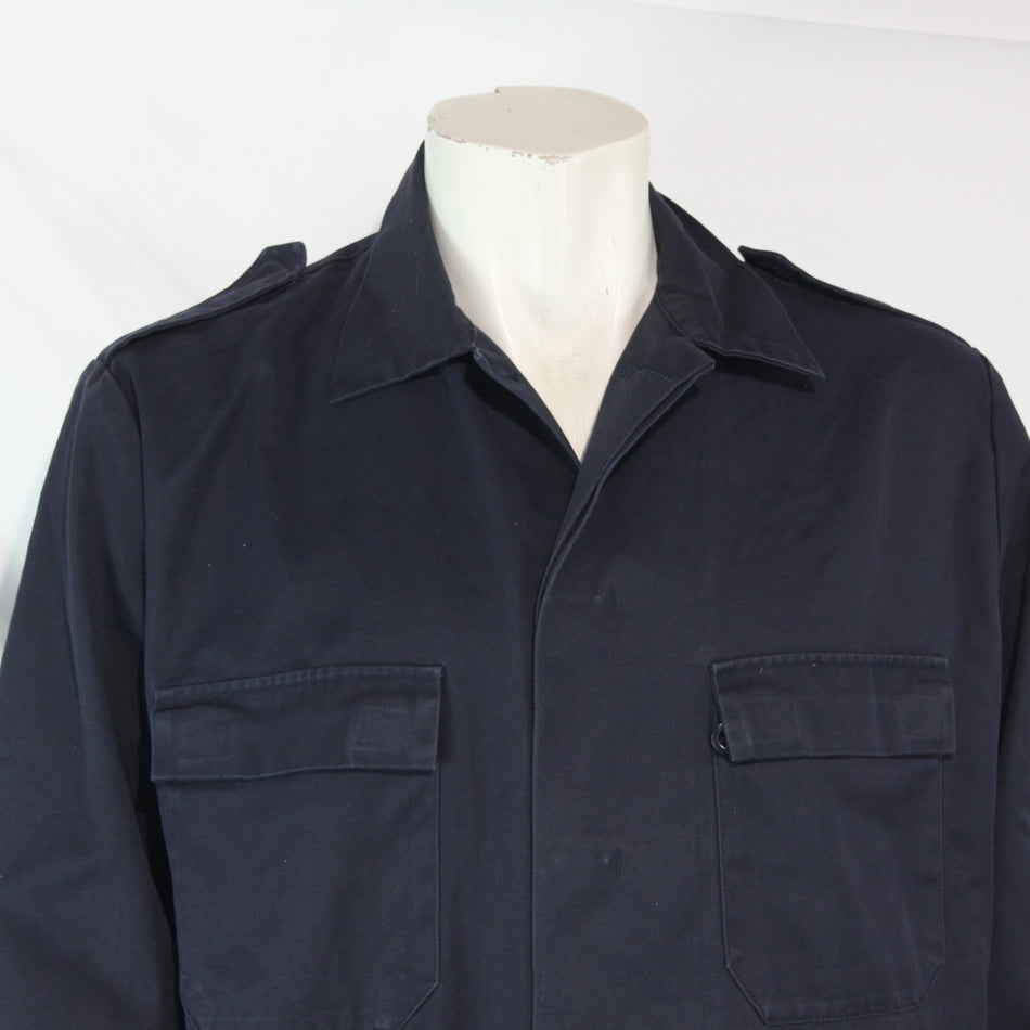 Navy Blue Naval Shirt Long Sleeve Genuine Surplus  (4230)