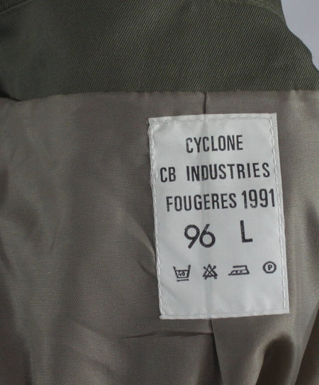 Genuine Surplus French Army Raincoat Grey Waterproof 3/4 Length (1410)