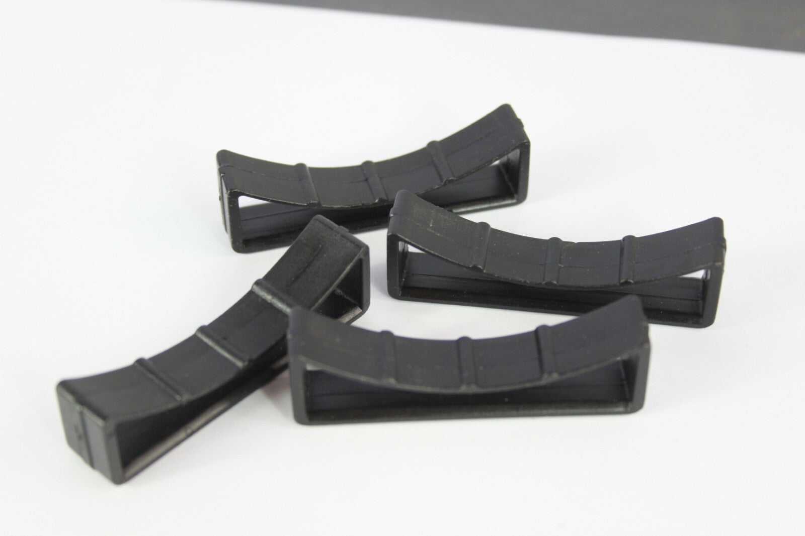 Webbing Loop Stays / Retainer Buckle Black Plastic Rucksac Replacement All Sizes
