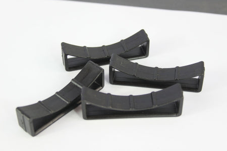 Webbing Loop Stays / Retainer Buckle Black Plastic Rucksac Replacement All Sizes