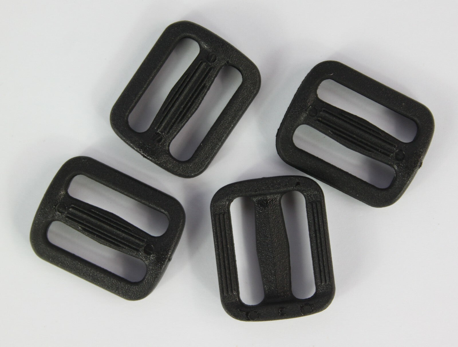 Tri-Glide Slider Buckles Black Tan Plastic Loops Rucksacks Replacement All Sizes