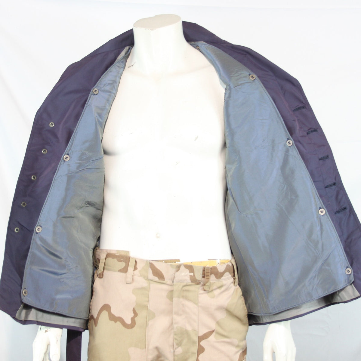Genuine Surplus Italian Army Mounted Troops Quilted Ski Jacket Purple 36" (3202)