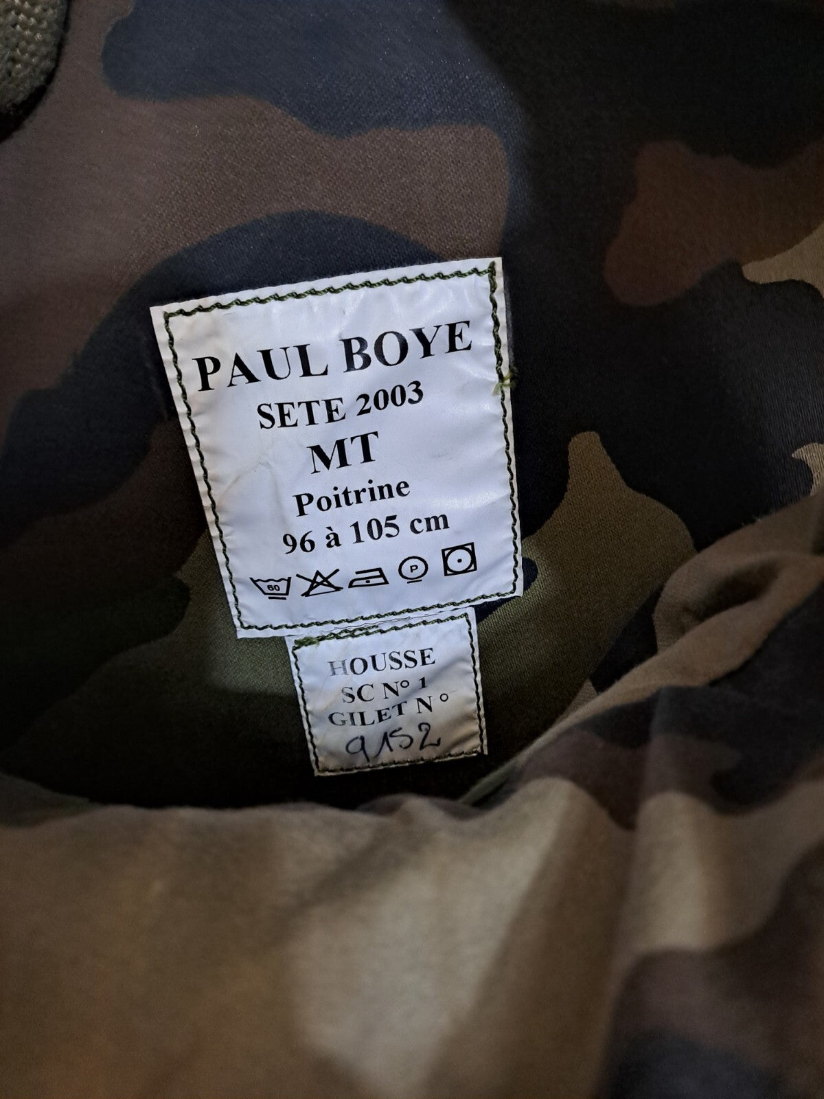 Genuine Surplus French Body Armour Plate Cover Woodland Camo Medium (2388)