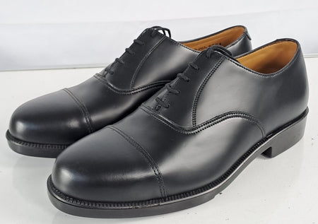 Genuine Surplus British RAF Mens Parade Shoes Formal Black Leather Supergrade