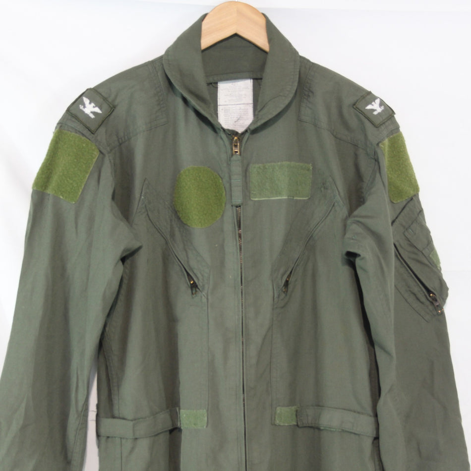 USAF US Flight Suit Airforce Badged Genuine Surplus 42" Long (4175)