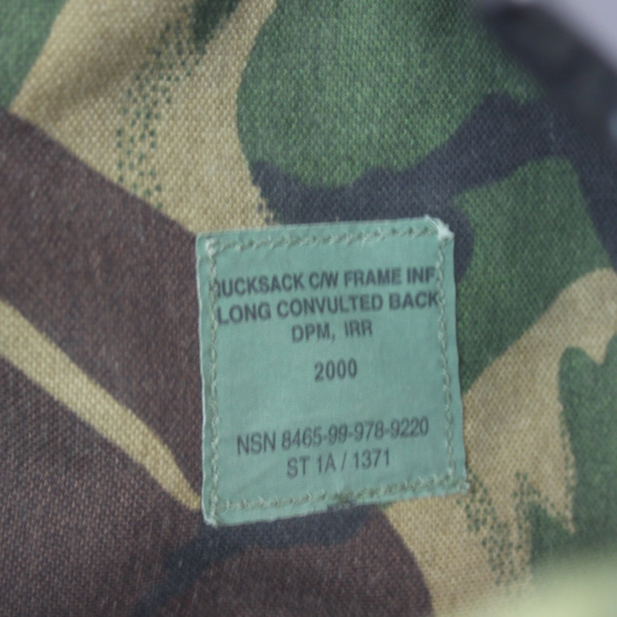 Genuine Surplus British Army Long Back Convoluted Bergen Rucksack DPM (3886)