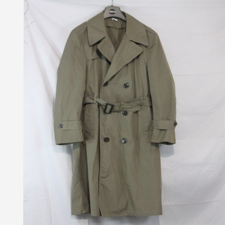 US Army Raincoat Trenchcoat Unlined Beige Genuine Surplus 38" Chest (4135)