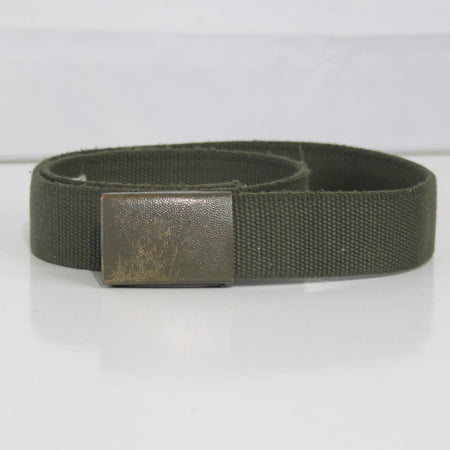 Genuine Surplus Dutch Army 30mm Webbing Belt Military Olive  (4095)