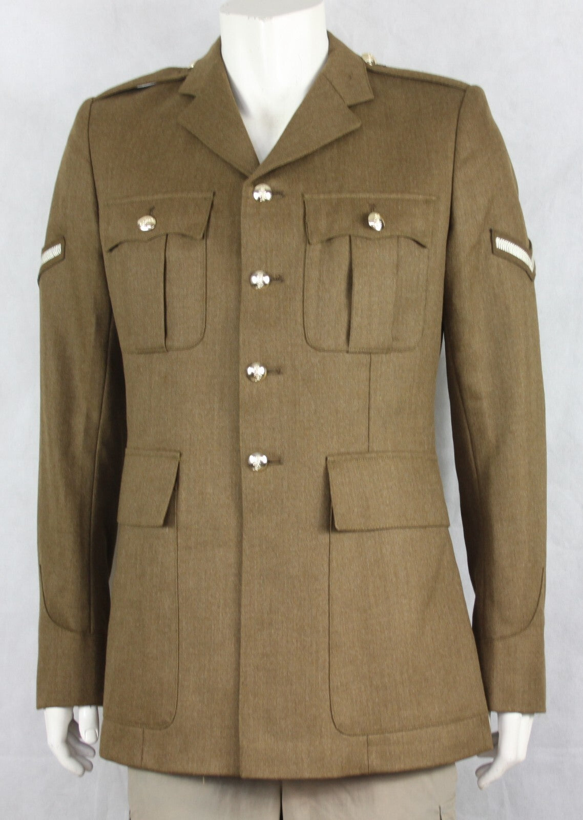 Genuine British Army Uniform Jacket Mens Dress Jacket Tan All Sizes Grade 2