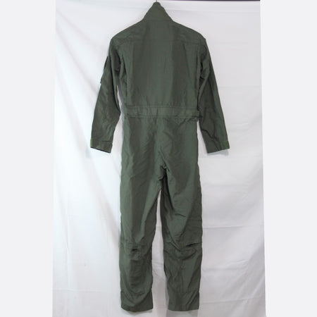 US Airforce Flight Suit Coverall Mens GreenGenuine Surplus 34" Chest Short 3524)