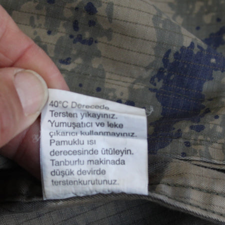 Turkish Airforce Shirt Lightweight Jacket Camouflage Genuine Surplus (4318)