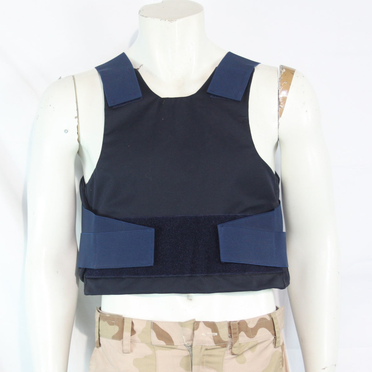 French Military Civilian Body Armour Cover Vest Blue Genuine Surplus M 3976