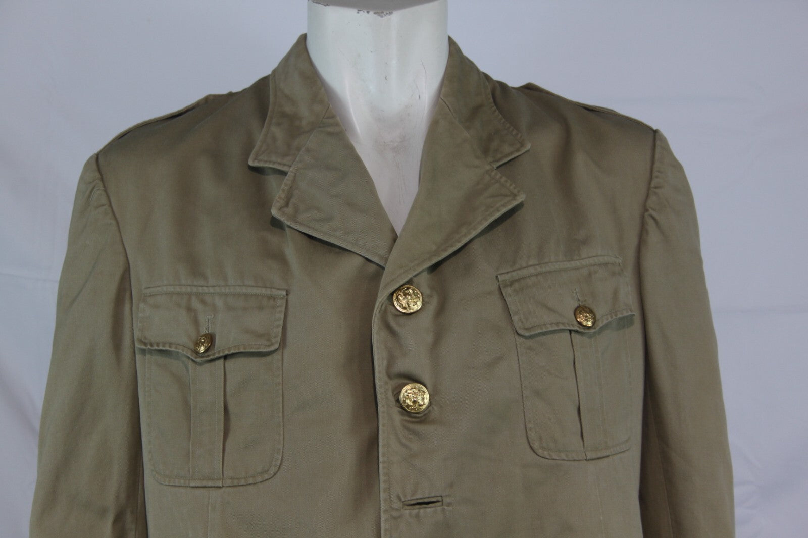Genuine Surplus French Army Dress Jacket US Navy buttons 42-44" (1527)