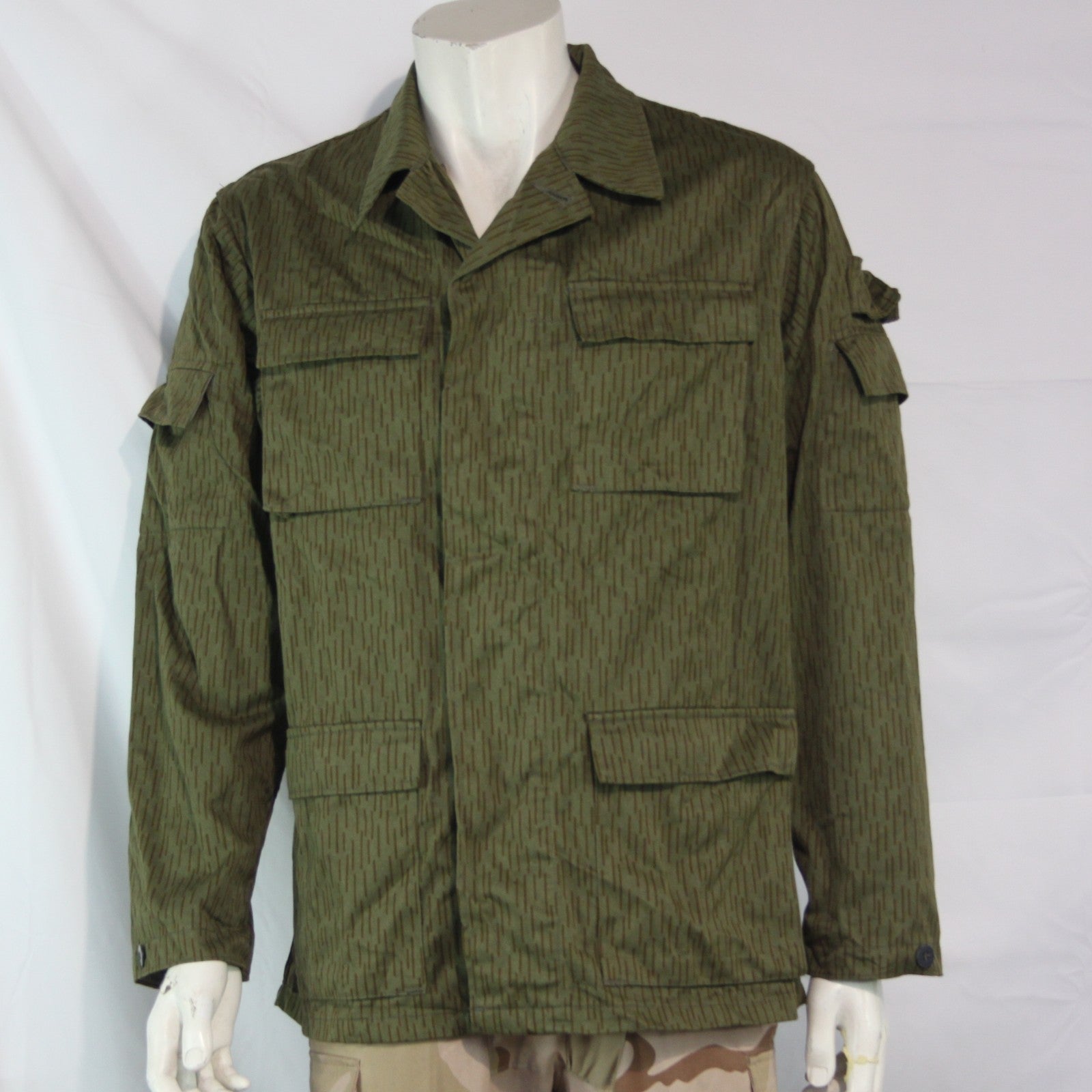 Raindrop Camo East German DDR Lightweight Jacket Canvas Genuine Surplus38" (4213