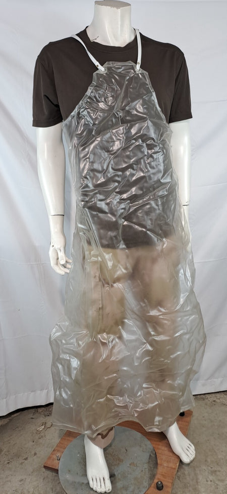 Genuine Surplus Belgian Army Clear Medical Apron Tie Fasten PVC (3112)