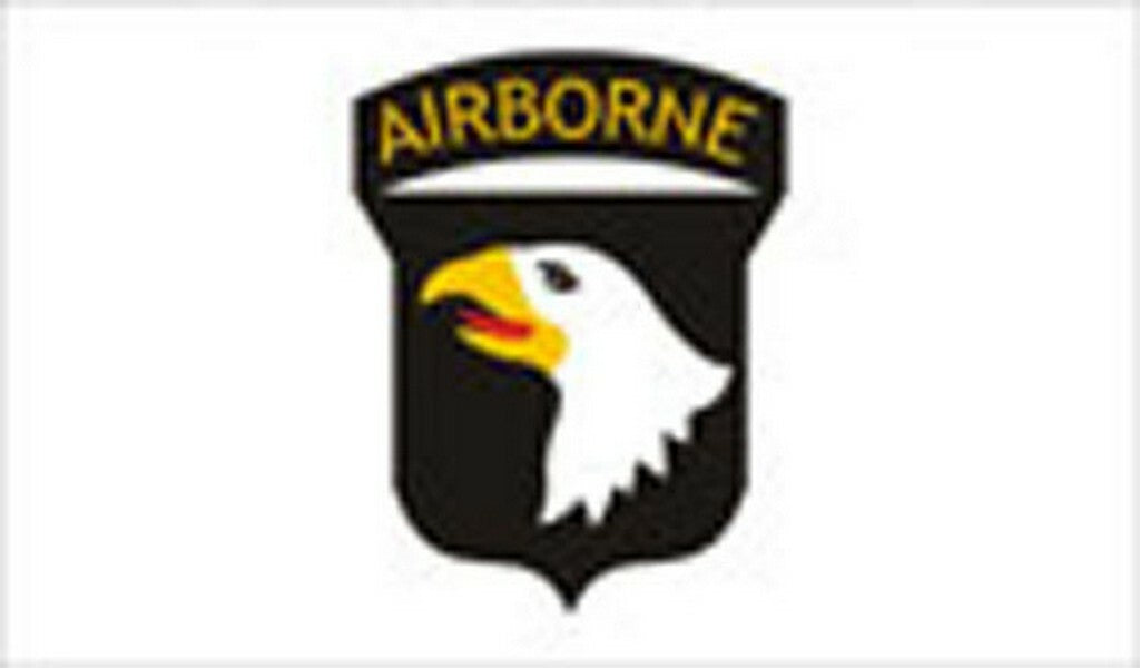 101st Airborne FORCES  FLAG 5' x 3' USA Military  Armed Forces White