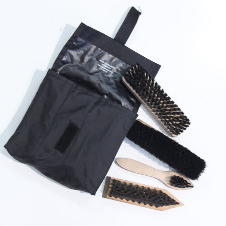 Genuine Surplus German Army Boot Cleaning Kit With Brushes Grade 1