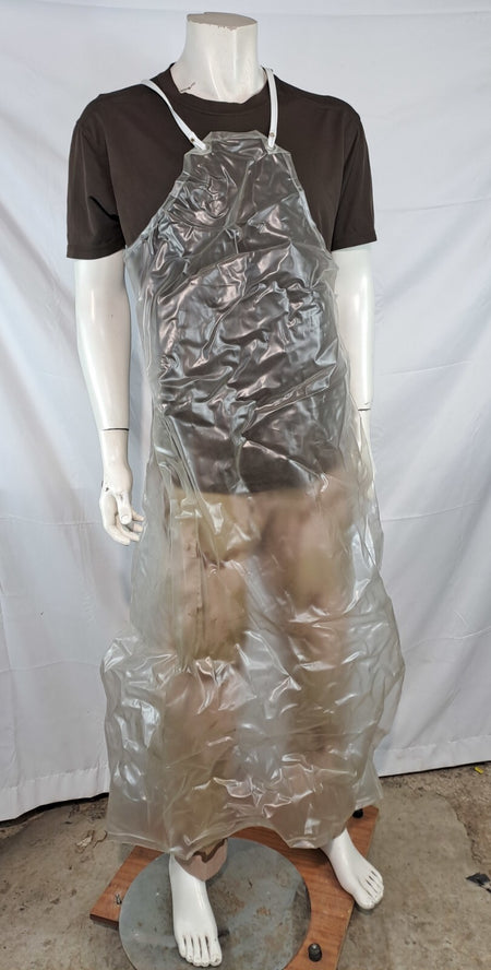 Genuine Surplus Belgian Army Clear Medical Apron Tie Fasten PVC (3112)