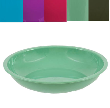 Highlander Plastic Camping Cereal Deep Bowl Tough Family Garden Cadets