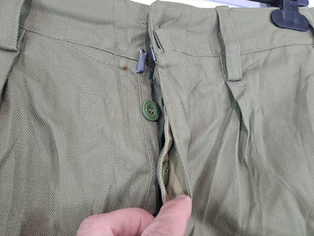 Genuine Surplus Romanian Army Vintage Combat trousers khaki green (1756)
