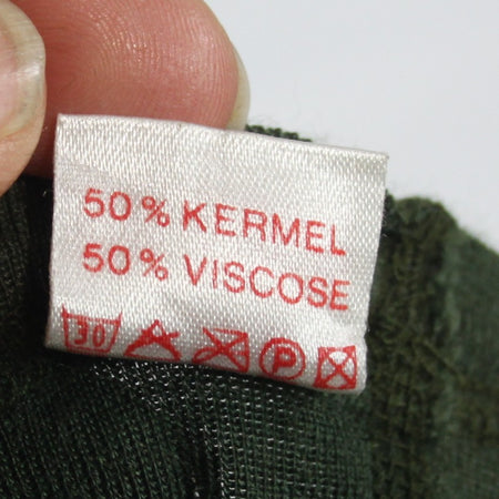 1990sGenuine Surplus French Army Military Balaclava Kermel FR Knitted Olive 3952