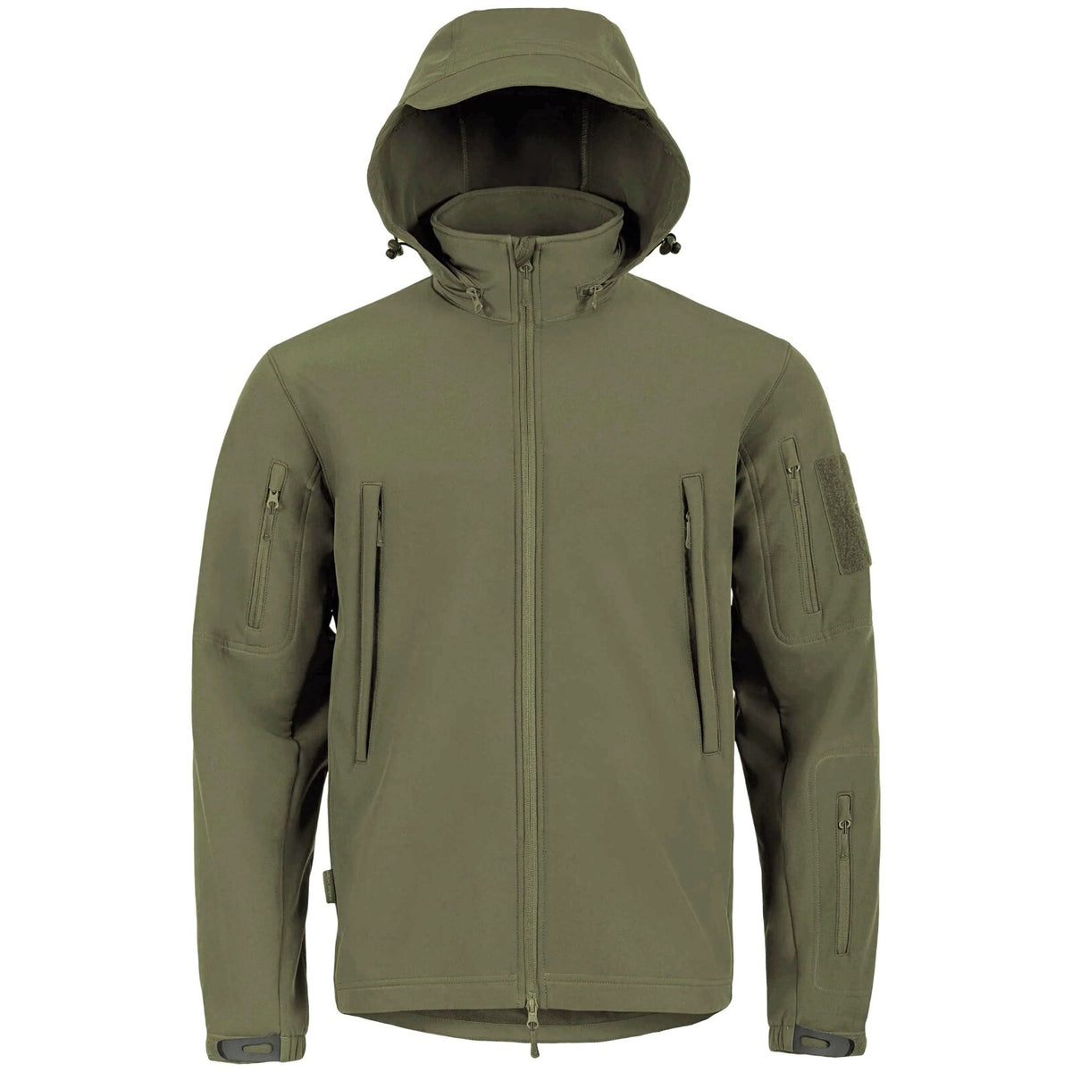 Highlander Tactical Hooded Softshell Jacket Water Resistant  Army Camo green