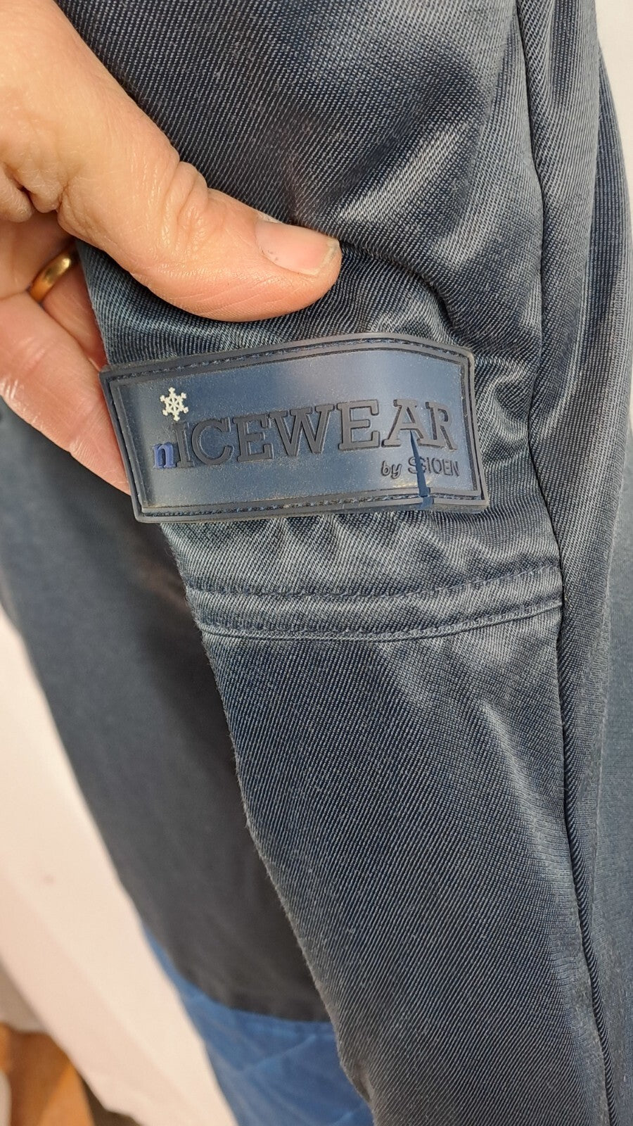 Icewear Ski Salopettes Padded Thermal Over Trousers Blue Cold Weather (2778)