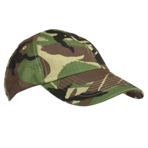 KT Camouflage Baseball Cap Ripstop BTP Black Olive Camo