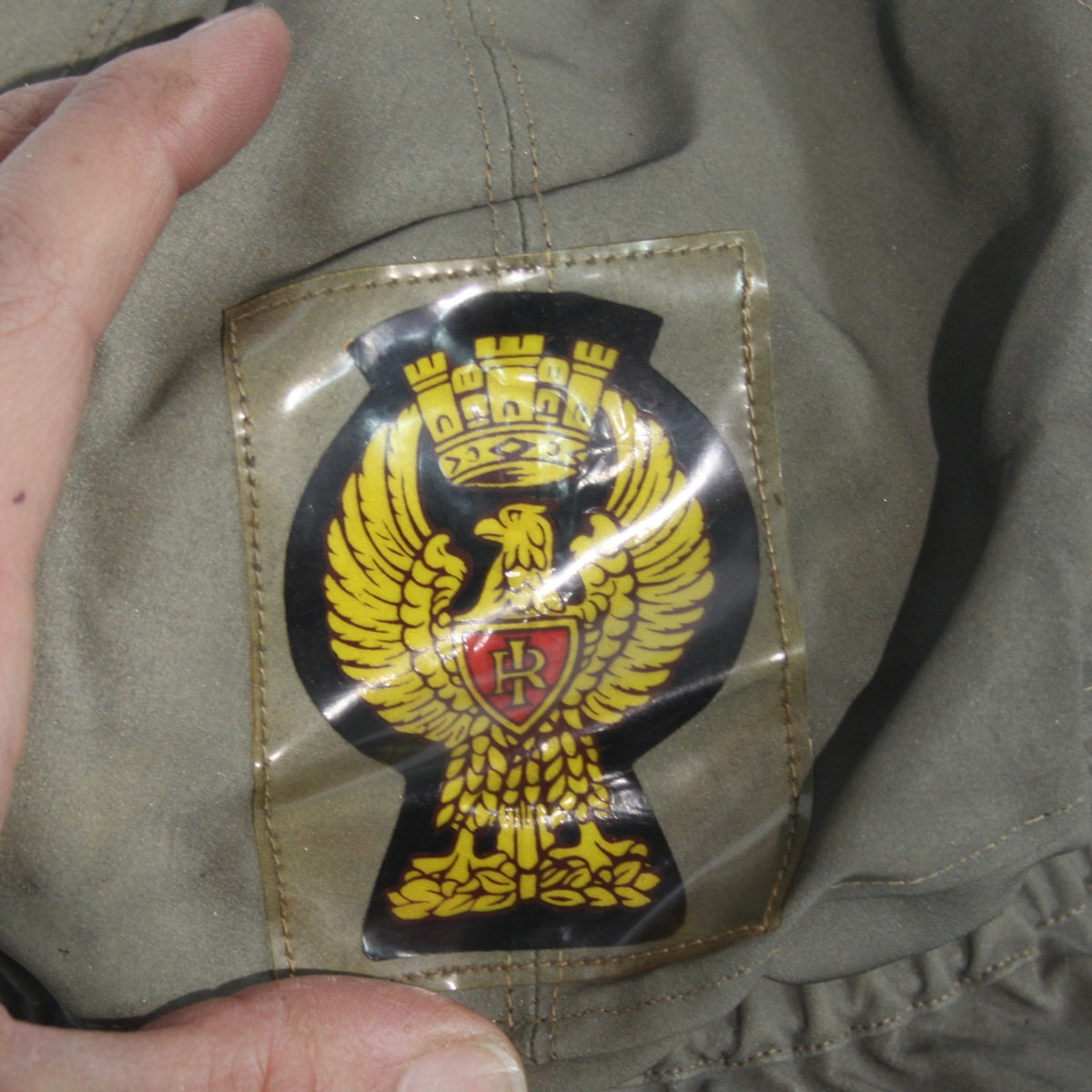 Italian State Police Waterproof Over Cap Cover Reflective Genuine Surplus (3934)