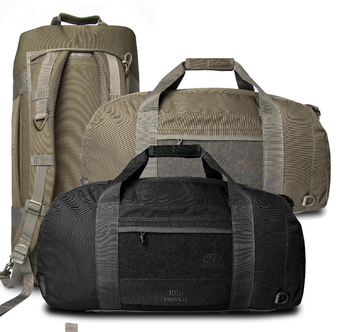 Highlander Loader Holdall Duffle Bag 100 Litre XL Strong Durable 3 Way Carry