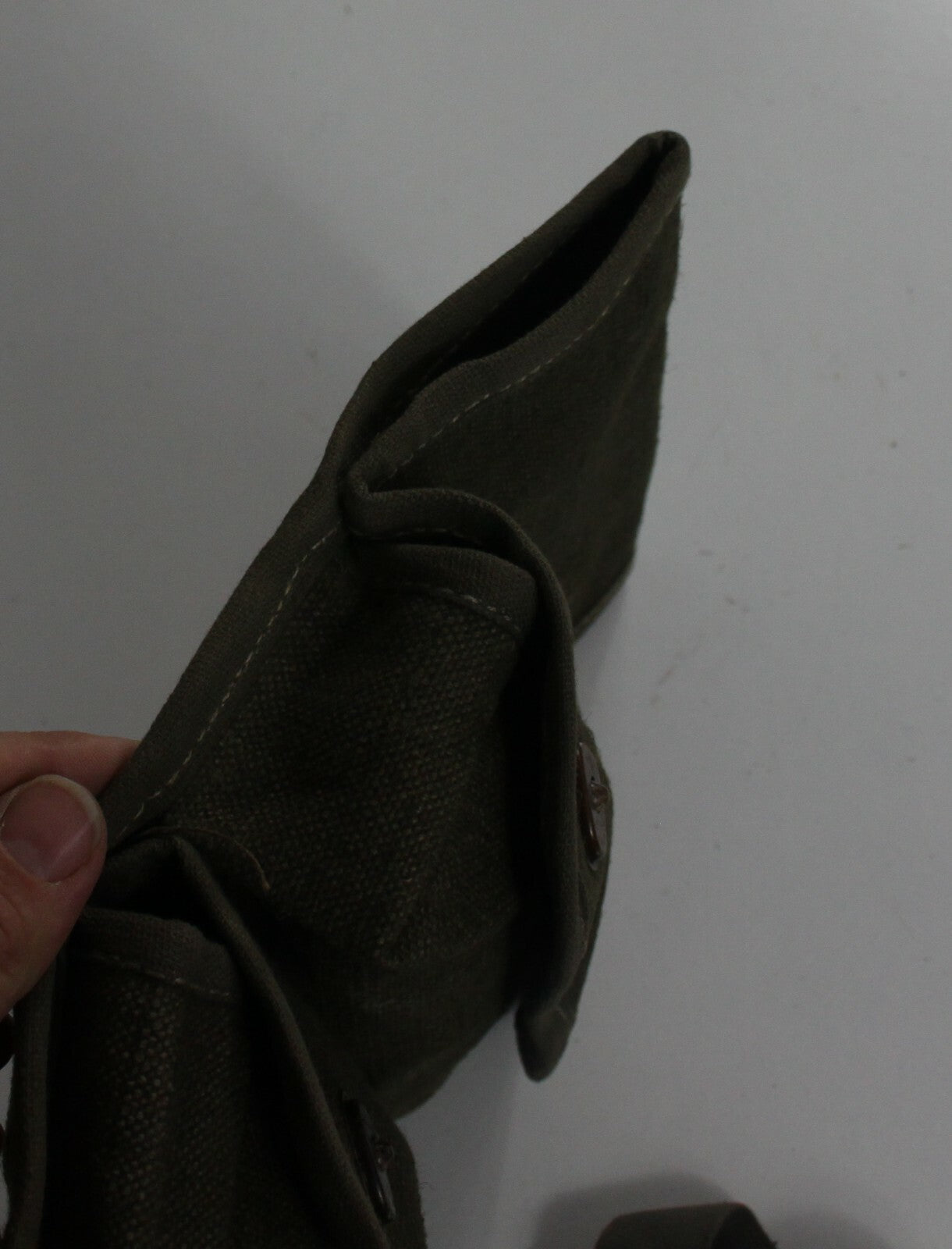 Genuine Surplus Vintage French Army Drop Leg Pouch 1950's Indo China War