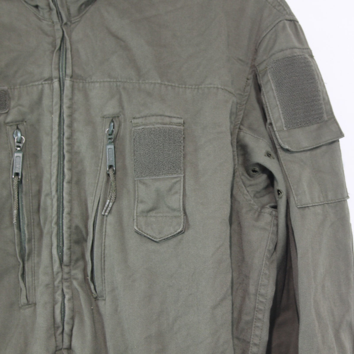 French Army AFV Coverall Olive Green Genuine Surplus 34-36" Chest Short (4177)