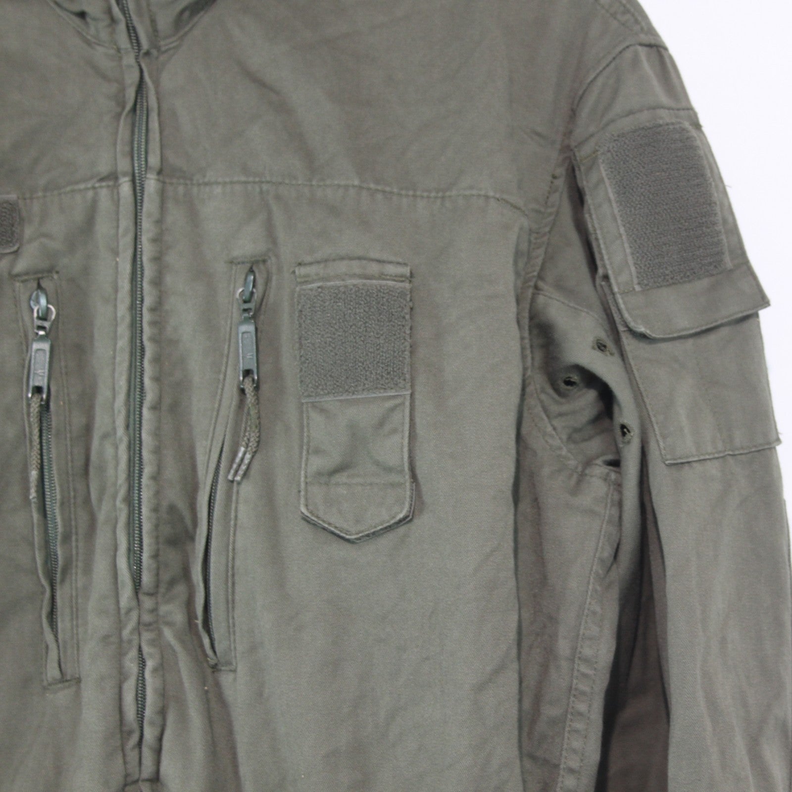 French Army AFV Coverall Olive Green Genuine Surplus 34-36" Chest Short (4177)