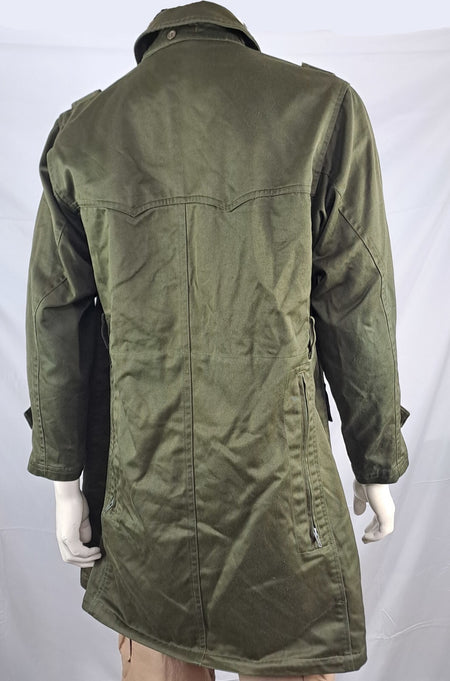 Genuine Surplus Czech Army Parka Unlined Olive Green Canvas No belt (1671)