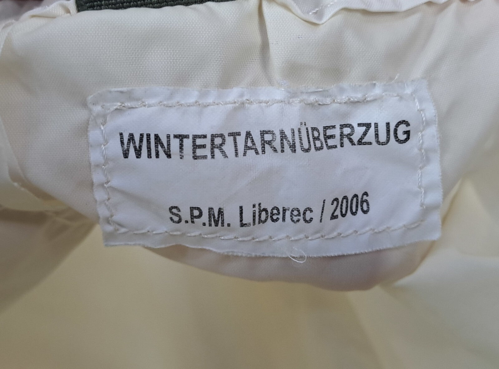 Genuine Surplus Czech Snow Camouflage Bergen Cover Rucksack White Cream