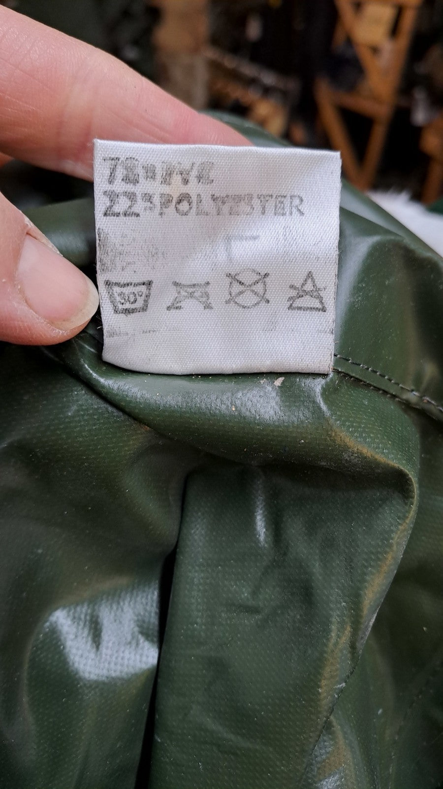 Genuine Surplus French Army Waterproof Rain Jacket Coat (2793)
